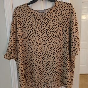 Daniel Rainn Leopard Print Tunic